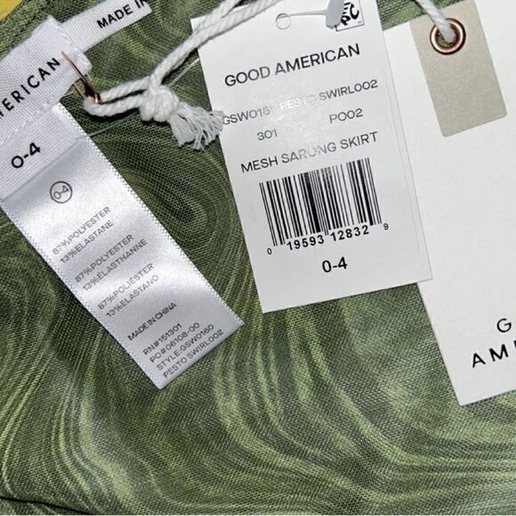 Good American Green Sarong(Size 0-4) - Picture 7 of 7